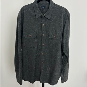 J. Crew Dark Gray Casual Button Down Shirt
